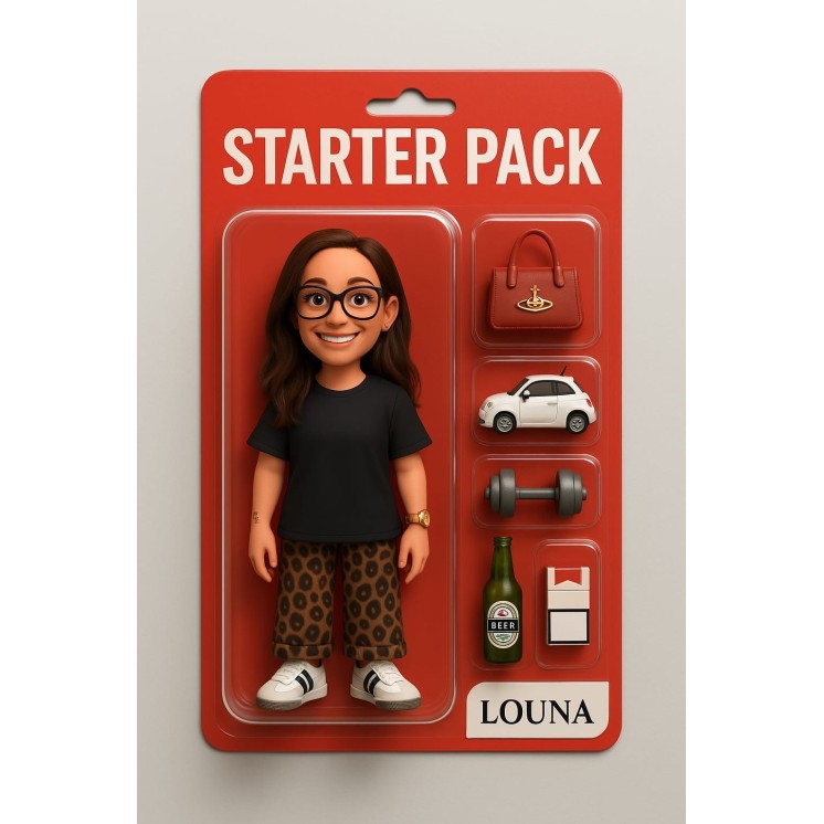 Figurine de star Louna sous ses différents styles
